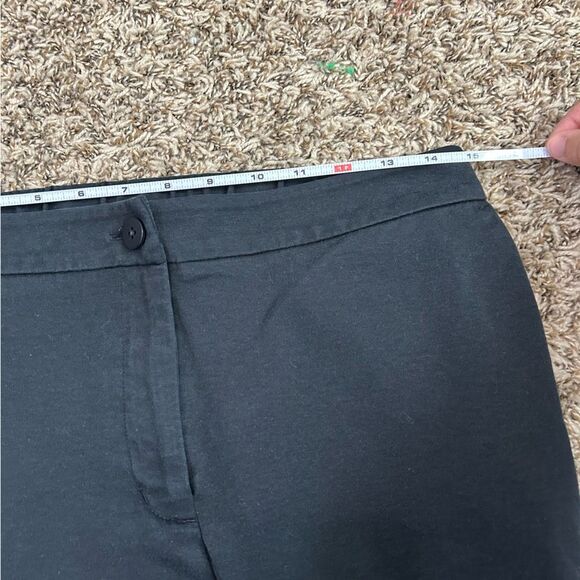 Eileen Fisher Cotton Ponte Tapered Pant Easy Fit Capri Length - Picture 6 of 9